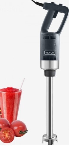 VEVOR Commercial Immersion Blender, 750W 16" Heavy Duty Hand Mixer, Variable Speed Kitchen Stick Mixer with 304 Stainless Steel Blade, Multi-Purpose Portable Mixer for Soup, Smoothie, Puree, Baby Food New In Box $299