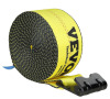 VEVOR Winch Straps, 4" x 30', 6000 lbs Load Capacity, 18000 lbs Break Strength, Truck Straps with Flat Hook, Flatbed Tie Downs Cargo Control for Trailers, Farms, Rescues, Tree Saver New $79