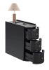 Bay Isle Home&trade; Metal Rattan Narrow End Table Small Nightstand with Power Outlets and USB Ports New In Box $299