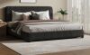 Ebern Designs Hayden Boucle Upholstered Platform Bed, Cal-King, New in Box $599