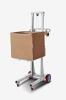 VEVOR Material Lift Winch Stacker, 400 lbs Capacity Pallet Truck Dolly, 51.1 in Max Lifting Height Manual Winch Stacker, Multifunctional Manual Pallet Truck Stacker with Wheels and Adjustable Plate Open Box $1099