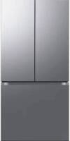 Samsung - 32 in. Wide 17.5 cu. ft. 3-Door French Door Counter Depth Smart Refrigerator with Twin Cooling Plus - Stainless Steel Look New On Working $1999