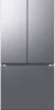 Samsung - 32 in. Wide 17.5 cu. ft. 3-Door French Door Counter Depth Smart Refrigerator with Twin Cooling Plus - Stainless Steel Look New On Working $1999