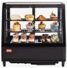 VEVOR Refrigerated Display Case, 3.5 Cu.Ft./100L, 2-Tier, Countertop Pastry Display Case Commercial Display Refrigerator with LED Lighting, TURBO Cooling, Frost-Free Air-Cooling, Rear Sliding Door New in Box $799