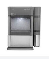 GE Profile - Opal 2.0 38-lb. Portable Ice maker with Nugget Ice Production, Side Tank, and Built-in WiFi - Stainless Steel New $699
