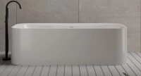 MonBlari 51" X 27.5" Freestanding Acrylic White Soaking Bathtub with Overflow and Pop-up Drain For Bathroom XAMB062GWMB1300 New in Box $1199