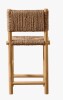 Woven Hacienda Bar Stool with Solid Wood Frame New in Box $1099