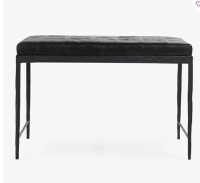 Classic Home Malo Leather Bench New in Box $699