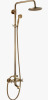 UFINE Antique Brass Rain Shower System Set 8 Inch Round Rainfall Shower Head and Tub Spout TUB-9999-ATI New in Box $399
