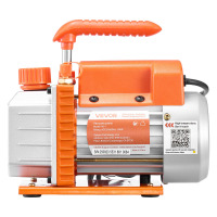Vevor 5 Gallon Vacuum Chamber with Pump, 3.5 CFM, Single Stage Vacuum Pump, Stainless Steel Degassing Chamber Kit with Tempered Glass Lid, 5 ft Hose, for Stabilizing Wood Degassing Silicone Resin New In Box $299