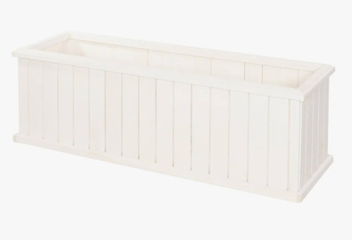 Three Posts&trade; Barros Solid Cedar Rectangular Planter Box with Drainage Holes, 15.25" H x 48" W x 15.25" D New In Box $299