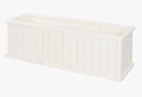 Three Posts&trade; Barros Solid Cedar Rectangular Planter Box with Drainage Holes, 15.25" H x 48" W x 15.25" D New In Box $299