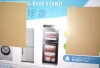 Dewel Ultra Low Profile Adjustable Washing Machine Base Stand with Locking Wheels, Heavy Duty Anti-Vibration Mobile Appliance Base for Washer & Refrigerator, Black New In Box $199 - 2