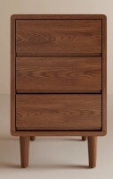 George Oliver Solid Wood Mid-Century Modern Nightstand New in Box $299