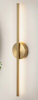 Wade Logan&reg; Brynie Iron Metal LED Hardwired Semi Flush Mounted Sconce, 23.6" H x 4.3" W x 1.77" D New In Box $299