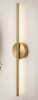 Wade Logan&reg; Brynie Iron Metal LED Hardwired Semi Flush Mounted Sconce, 23.6" H x 4.3" W x 1.77" D New In Box $299