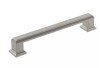 Amerock Appoint 5-1/16 in. Center-to-Center Cabinet Pull in Satin Nickel / Amerock Appoint 1-1/4 inch 32mm Length Polished Nickel Cabinet Knob New In Box Assorted