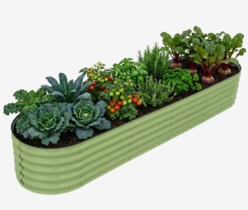 Eagle Peak 9 in 1 Modular 17in Customizable Elevated Raised Garden Bed, Olive Green New in Box $299