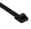 Hellermann Tyton T250R0X2 Heavy Duty Cable Tie, 20.3" Long, 250 lb Tensile Strength, PA66, Black (Pack of 25) New