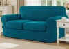 Wade Logan&reg; Non-Slip Multiple Pieces Stretch Couch Covers, Soft Jacquard Washable Sofa Slipcovers, Universal Fit Furniture Protector for Daily Use with Pets & Kids (Sofa, Wine) / The Twillery Co.&reg; 3 Piece Stretch Jacquard Couch Cover, Sofa Slipcover for 2 - 3
