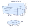 Wade Logan&reg; Non-Slip Multiple Pieces Stretch Couch Covers, Soft Jacquard Washable Sofa Slipcovers, Universal Fit Furniture Protector for Daily Use with Pets & Kids (Sofa, Wine) / The Twillery Co.&reg; 3 Piece Stretch Jacquard Couch Cover, Sofa Slipcover for 2 - 4