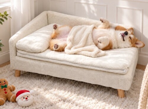 Tucker Murphy Pet&trade; Casheena Orthopedic Fleece Pet Bed, Medium (31.5" W x 20" D x 15.3" H) $199