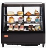 VEVOR Refrigerated Display Case, 3.5 Cu.Ft./100L, 2-Tier, Countertop Pastry Display Case Commercial Display Refrigerator with LED Lighting, TURBO Cooling, Frost-Free Air-Cooling, Rear Sliding Door New in Box $799