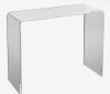 VEVOR Acrylic Console Table, Clear Acrylic End Table, Transparent Acrylic Side Table 37.95x15x29.13 inch New in Box $599