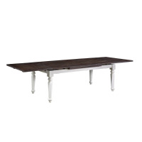 Laurel Foundry Modern Farmhouse Oriana 75" Pine Solid Wood Dining Table with Extendable Leaves, New in Box $1,799