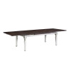 Laurel Foundry Modern Farmhouse Oriana 75" Pine Solid Wood Dining Table with Extendable Leaves, New Floor Model $1,799