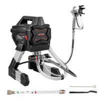 VEVOR Stand Airless Paint Sprayer, 7/8HP 650W High Efficiency Airless Sprayer, 2900PSI Electric Paint Sprayer Machine Extension Rod and Cleaning Kits for Interior Exterior Furniture/Fence/Home/House, New in Box $299