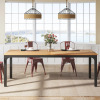 Ebern Designs Frodeen Rectangular Large Long Dining Table, New in Box $399