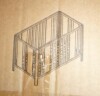 Little Seeds Crawford Curved Post 3-in-1 Crib, Sharkey Gray, New in Box $399 - 2