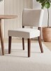 Winston Porter 19" Seat Height Parsons Upholstered Dining Chair, Solid Wood Legs New In Box $299
