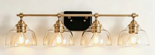 LALUZ Aura 4 - Light Dimmable Vanity Light New In Box $399