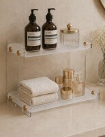 Rebrilliant Pekarovic Acrylic Makeup Organizer New In Box $79