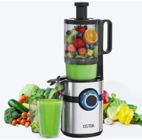 OSTBA Cold Press Juicer Machine with Large Feed Chute Self-Feeding High Juice Yield Easy to Clean $199