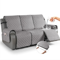 Ebern Designs Wildee 2/3 Seat Waterproof Recliner Chair Cover Sofa Covers With Pocket New In Box $199