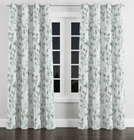 East Urban Home Country Farmhouse Room Darkening Curtains - Floral Banan Grommet Curtain - 2 Panel, 52" x 96" New $99