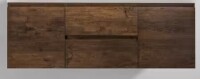 ABRUZZO 60" Floating Bathroom Vanity Modern Wall-Mounted Single Vanity Cabinet with 2 Cabinets and 2 Soft Close Drawers, Full Assembly New In Box $1199