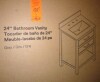 DHP Maine 24" Bathroom Vanity with Top, Gray, New in Box $399 - 2
