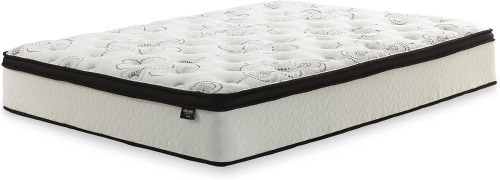 Signature Design by Ashley 12 Inch Hybrid King Mattress Medium Firm comfort with CertiPUR-US certified gel memory foam, Pocketed coils for low motion transfer, Chime Series New Shelf Pull $899