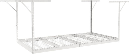 VEVOR Ceiling Shelf 48" x 96" x 40" - Cold Rolled Steel Heavy Duty Adjustable Garage Storage and Organization - 600lb Load Capacity - 22-40" New Open Box $399