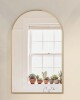 Ebern Designs 16.5" X 26.7" Arched Bathroom Medicine Cabinet With Mirror & Shelves, Right Open, Recessed New In Box $299