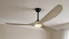 Orren Ellis 52" Wide 3-Blade Modern Classic Ceiling Fan with Remote Control & LED Light Kit Included $399