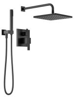 Delta Faucet Modern Two Handle Single Function Shower System in Matte Black New In Box $699