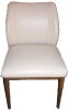 Lifestorey Lisbon Genuine Leather Dining Chair Wheat/Walnut $499 - 2