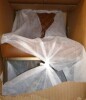 Ebern Designs Faux Leather Counter Stool with Diamond Tufted Back and Metal Frame New In Box $399 - 2