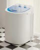 SUNCROWN Portable Washing Machine, 5.5 lbs Capacity, Compact Laundry Washer with Spin Tub & Drain Hose, Perfect for Apartment Dorms RV Home (Blue) $199