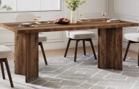 The twillery Co Rahn 63'' W. 6 Person Dining Table in Dark Brown New in Box $599